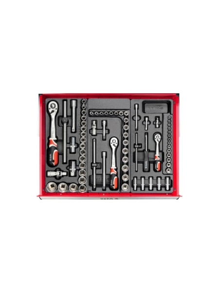 Инструментальная тележка YATO 177 предметов, 6 ящиков YT-55300