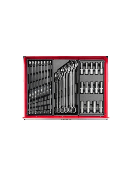 Инструментальная тележка YATO 177 предметов, 6 ящиков YT-55300