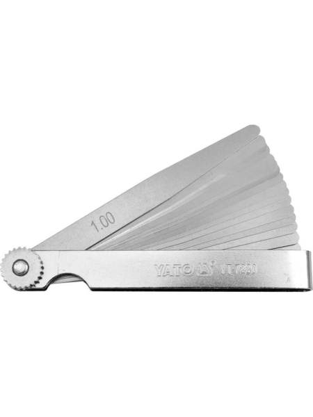 Измерительные щупы YATO 100мм 17шт. 0,02-1мм YT-7220 37147220 092 1