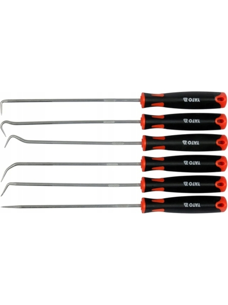 Набор длинных крючков YATO 6 предметов YT-08428