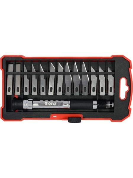 Набор резцов для точных работ YATO 14 предметов, пластиковый кейс YT-75140