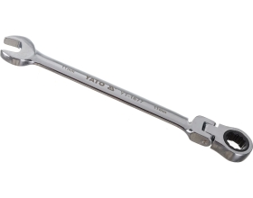 Комбинированный ключ с трещоткой и шарниром, 11 мм YATO YT-1677