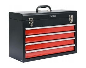 Ящик для инструмента YATO металлический с 4-мя выдвижными полками YT-08874