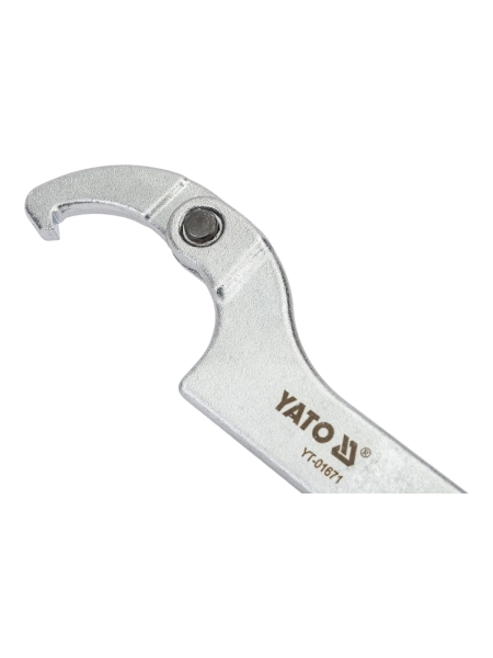 Сегментный шарнирный ключ YATO 35-50 мм, с крючком YT-01671 371301671 228 1