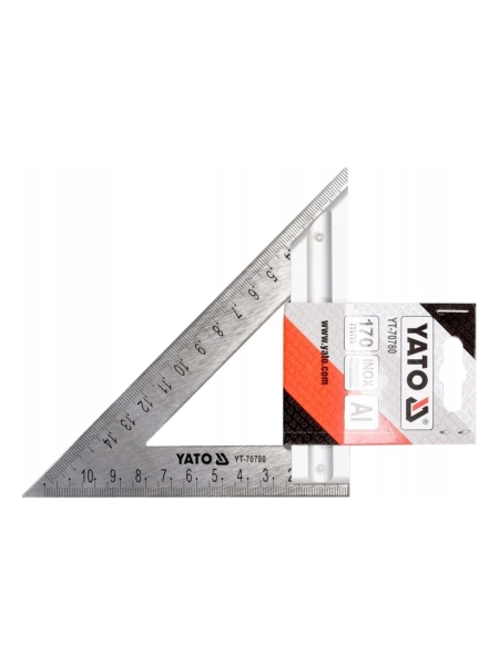Угольник для плотника и столяра YATO 170 мм YT-70780