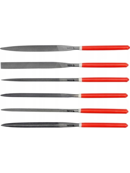 Набор надфилей YATO 180x85мм 6пр YT-6162 37146162 092 1