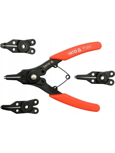 Съемник стопорных колец+3 насадки YATO 160мм YT-2130