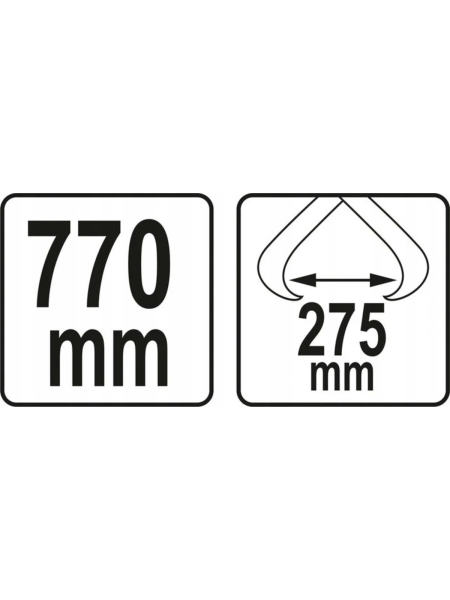 Руч. клещевой захват для бревен YATO L-770мм YT-79907 371479907 092 1