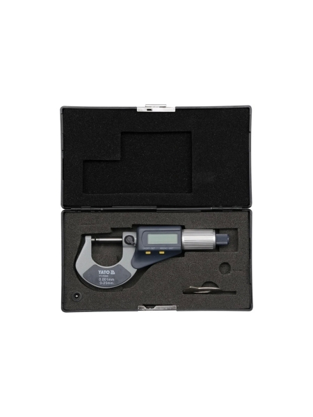 Электронный цифровой микрометр YATO 0-25мм YT-72305
