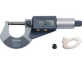 Электронный цифровой микрометр YATO 0-25мм YT-72305