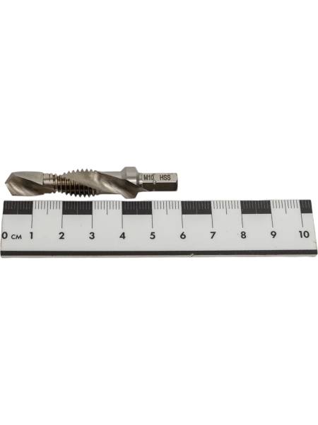 Набор сверел-метчиков YATO М3-М10 7шт HEX YT-44849