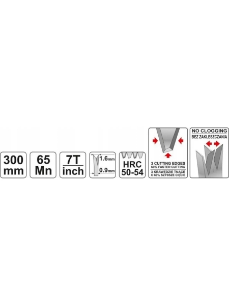 Выкружная пила YATO 300 мм YT-3133