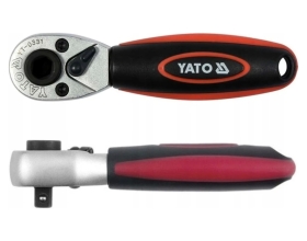 Трещотка YATO для бит и гол. 1/4" CrV 106мм YT-0331 37130331 092 1