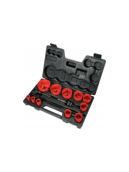 Набор универсальных кольцевых пил YATO 19-76мм 15 предметов YT-3381 36323381 092 1