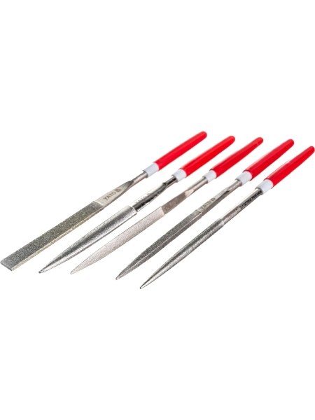 Надфили алмазные YATO в наборе 5x180x70мм 5пр YT-6156 37146156 092 1