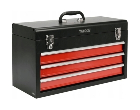 Ящик для инструмента YATO металлический, с 3-мя выдвижными полками YT-08873