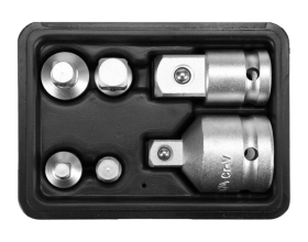 Редукционный набор YATO CRV 6 предметов пластиковый кейс YT-10671 396510671 092 1