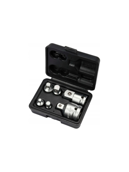 Редукционный набор YATO CRV 6 предметов пластиковый кейс YT-10671 396510671 092 1