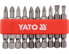 Набор бит YATO крестовых 50мм 10шт. длинных YT-0483 36140483 092 1