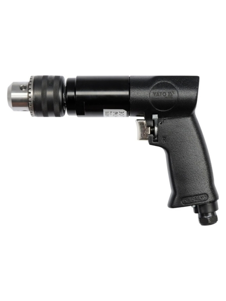 Пневматическая дрель YATO 10 мм, 1/4", с реверсом YT-09702