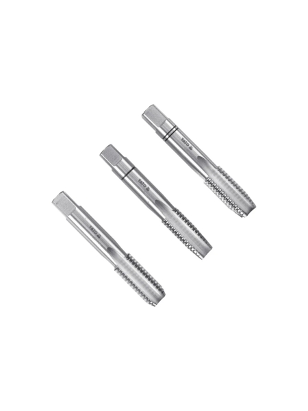 Набор метчиков YATO М10x1,5 HSS М2 3 штуки YT-2937 36392937 092 1