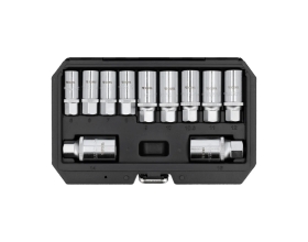 Набор шпильковертов-головок для снятия штифтов YATO 6-12 мм 3/8"&1/2" 11 шт YT-06201
