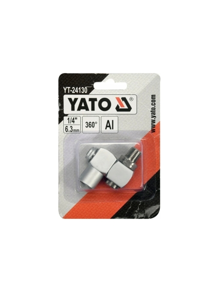 Пневматическое шарнирное соединение 1/4" YATO YT-24130