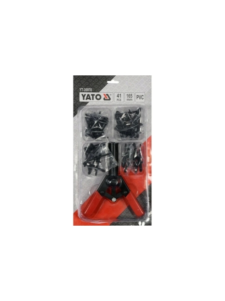 Заклепочник YATO для пластиковых заклепок набор 41 предмет YT-35970 394935970 092 1