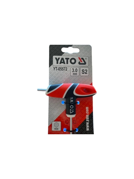 Шестигранник с Т-образной рукояткой YATO 3 мм YT-05572