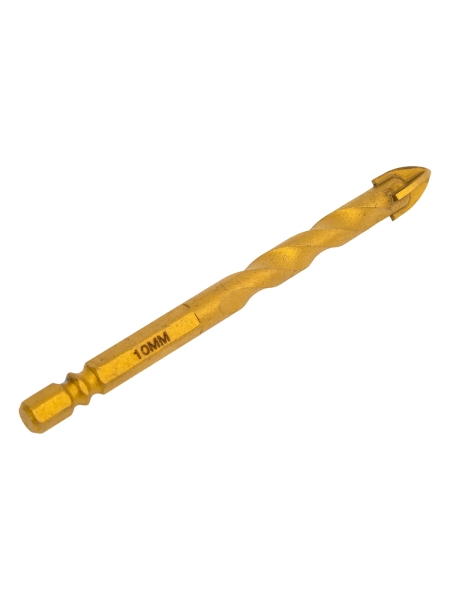 Сверла по плитке и стеклу с хвостовиком HEX 4-10 мм, 5 шт YATO YT-44809