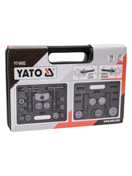 Набор ручных сепараторов для тормозных колодок, 18 предметов YATO YT-0682